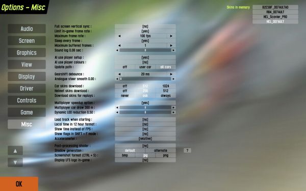 Category:Options - LFS Manual